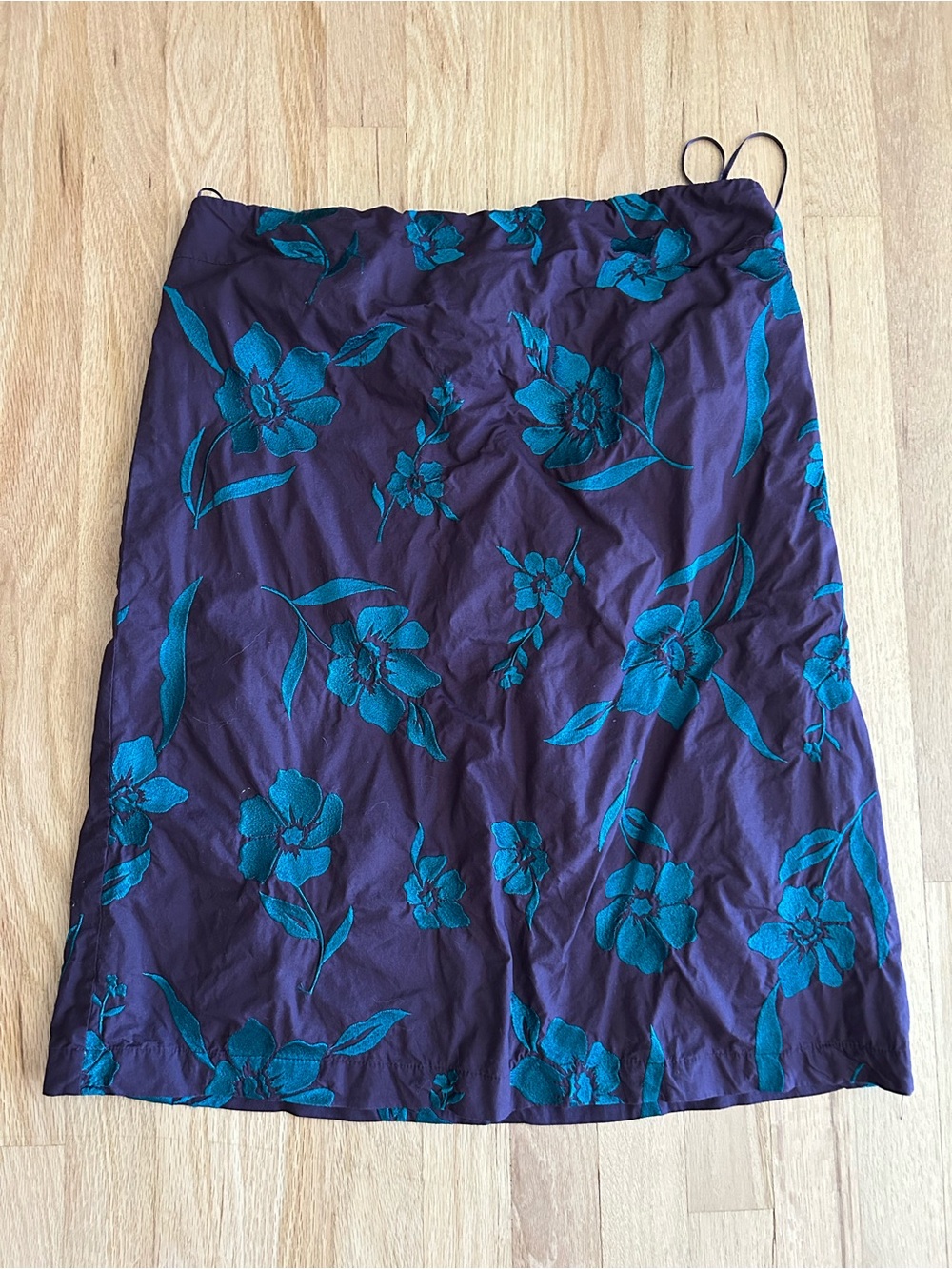 Free People Sonja Strapless Boho Mini Dress eggplant purple blue floral medium - Picture 2 of 8
